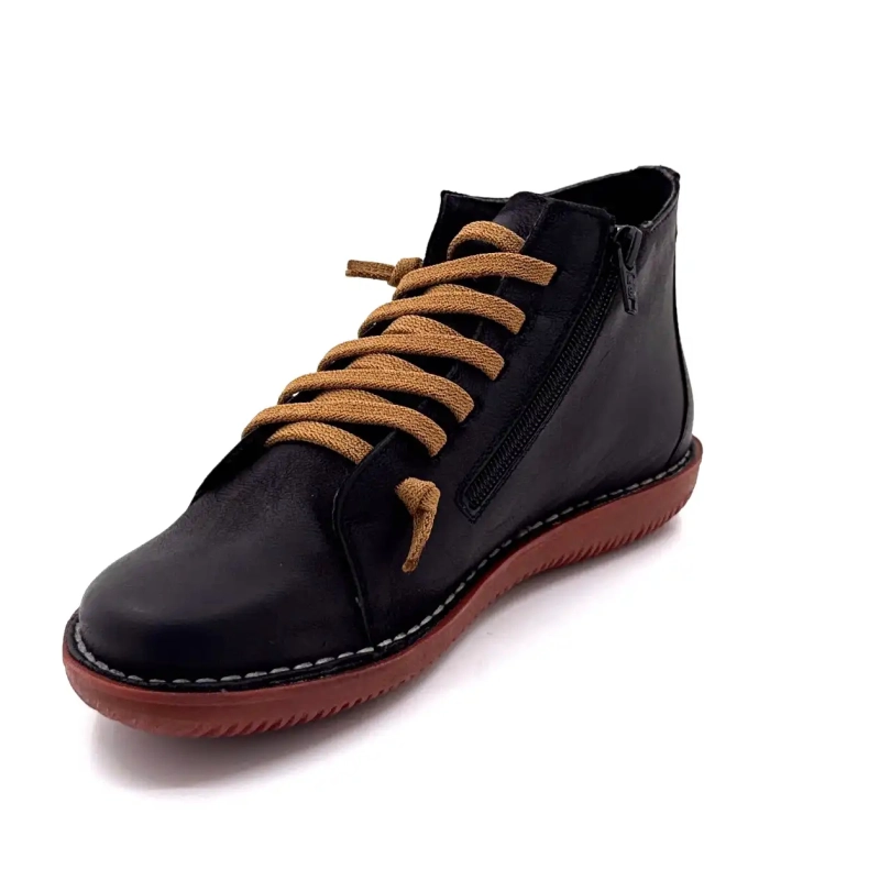 Chacal 7210 R Cuir Noir Ivoire Chaussures