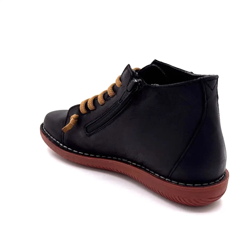 Chacal 7210 R piele neagră Ivoire Chaussures