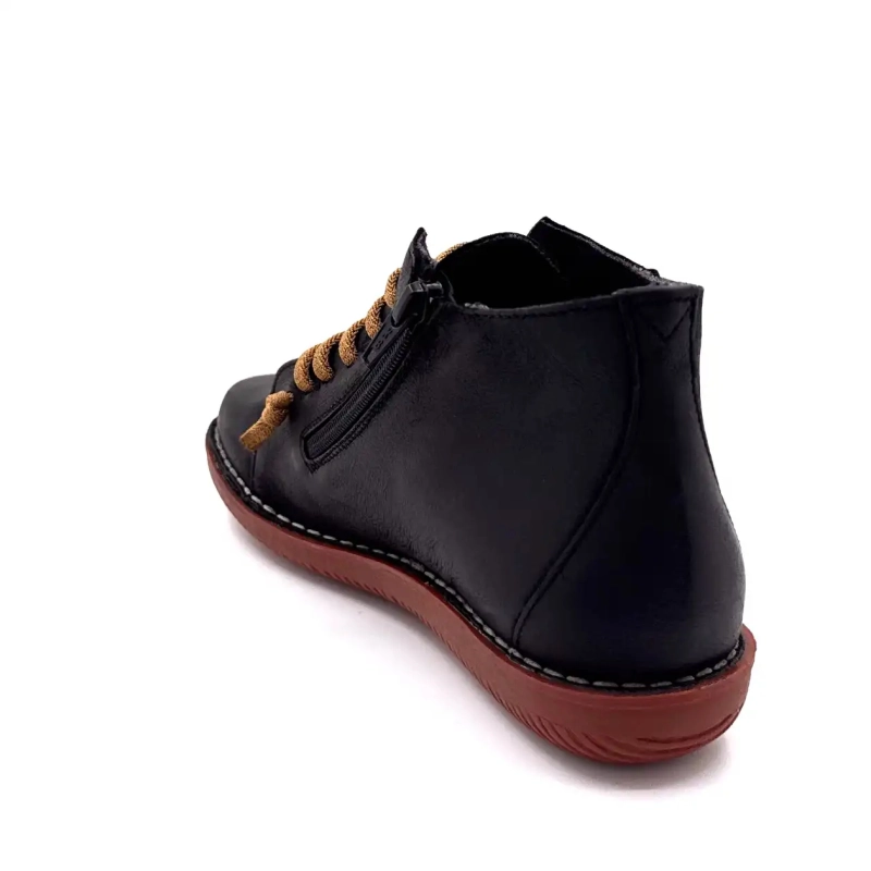 Chacal 7210 R Μαύρο Δερμάτινο Ivoire Chaussures