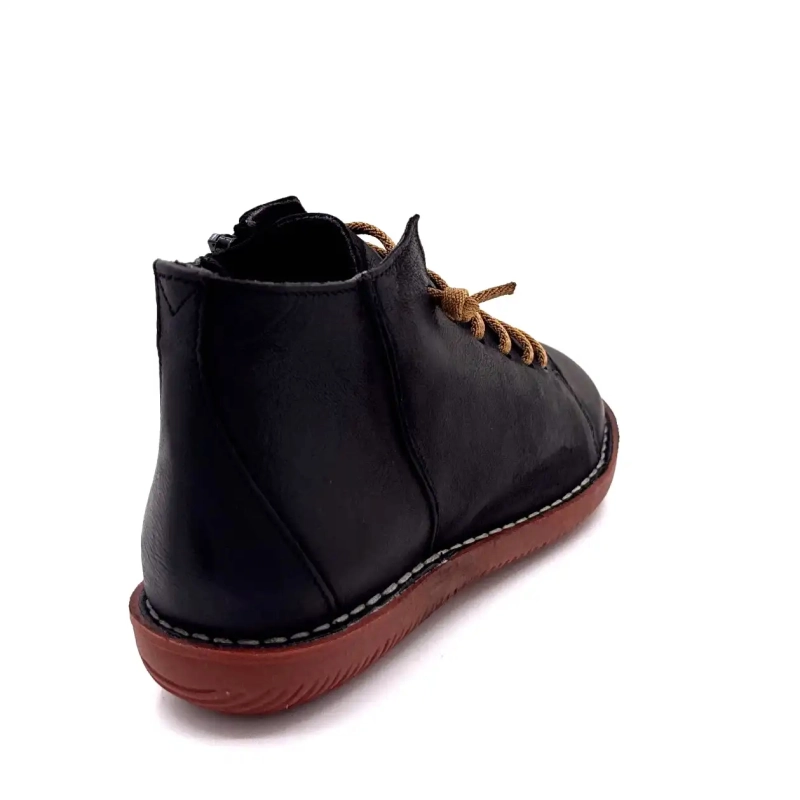 Chacal 7210 R Pelle Nera Ivoire Chaussures