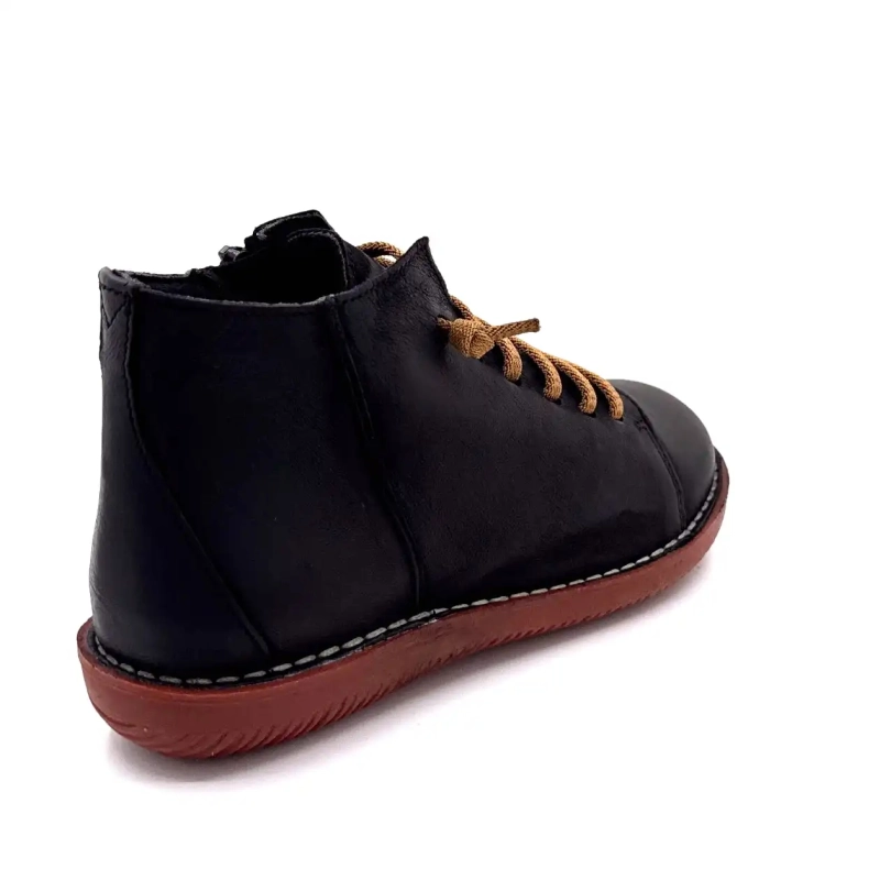 Chacal 7210 R Μαύρο Δερμάτινο Ivoire Chaussures