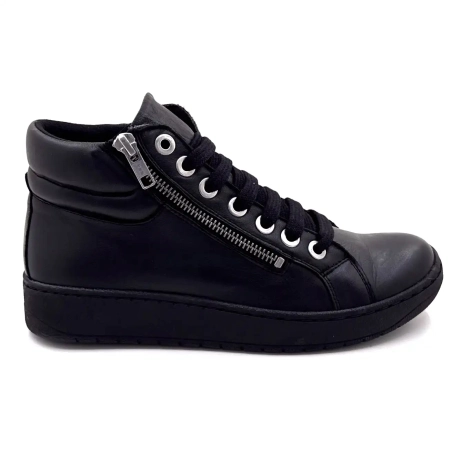 Chacal 7336 Sort Læder Ivoire Chaussures