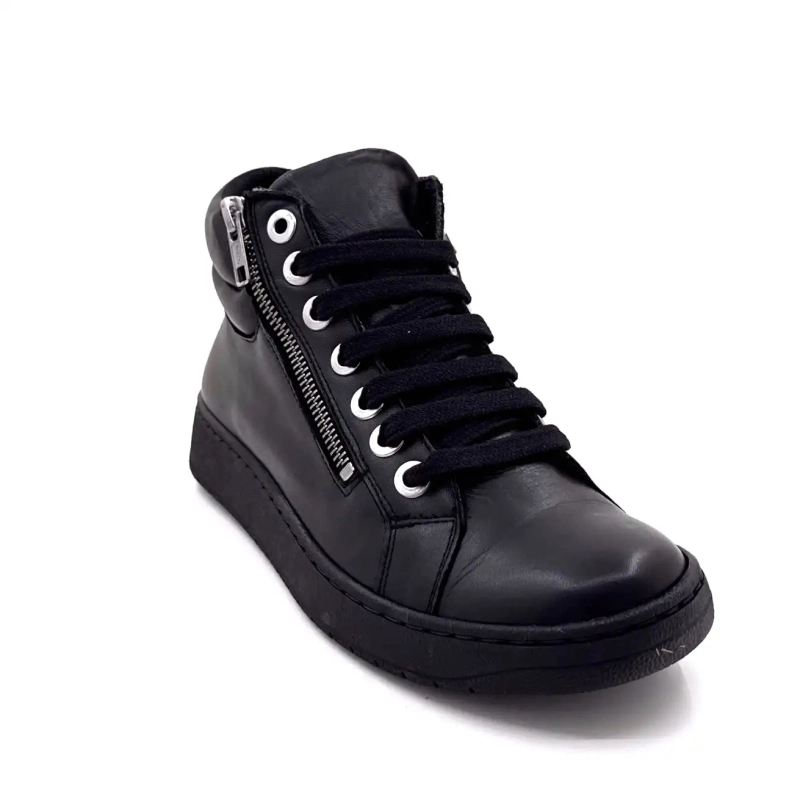 Chacal 7336 Czarna skóra Ivoire Chaussures