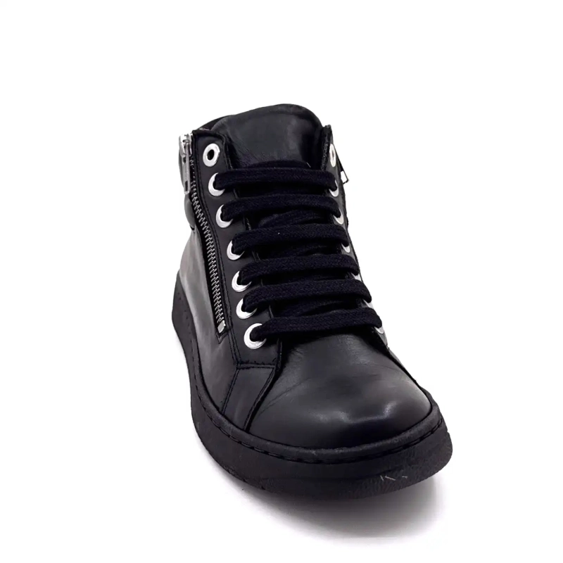 Chacal 7336 Czarna skóra Ivoire Chaussures