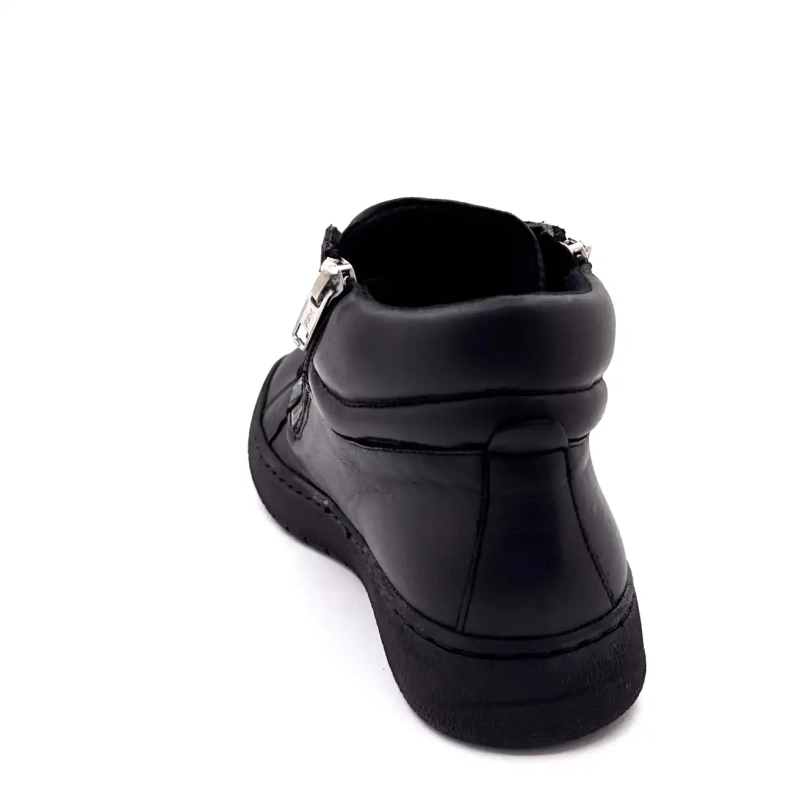 Chacal 7336 Μαύρο Δέρμα Ivoire Chaussures