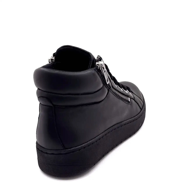 Chacal 7336 Czarna skóra Ivoire Chaussures