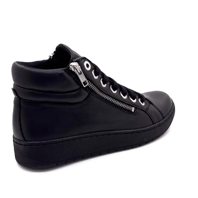 Chacal 7336 Black Leather Ivoire Chaussures
