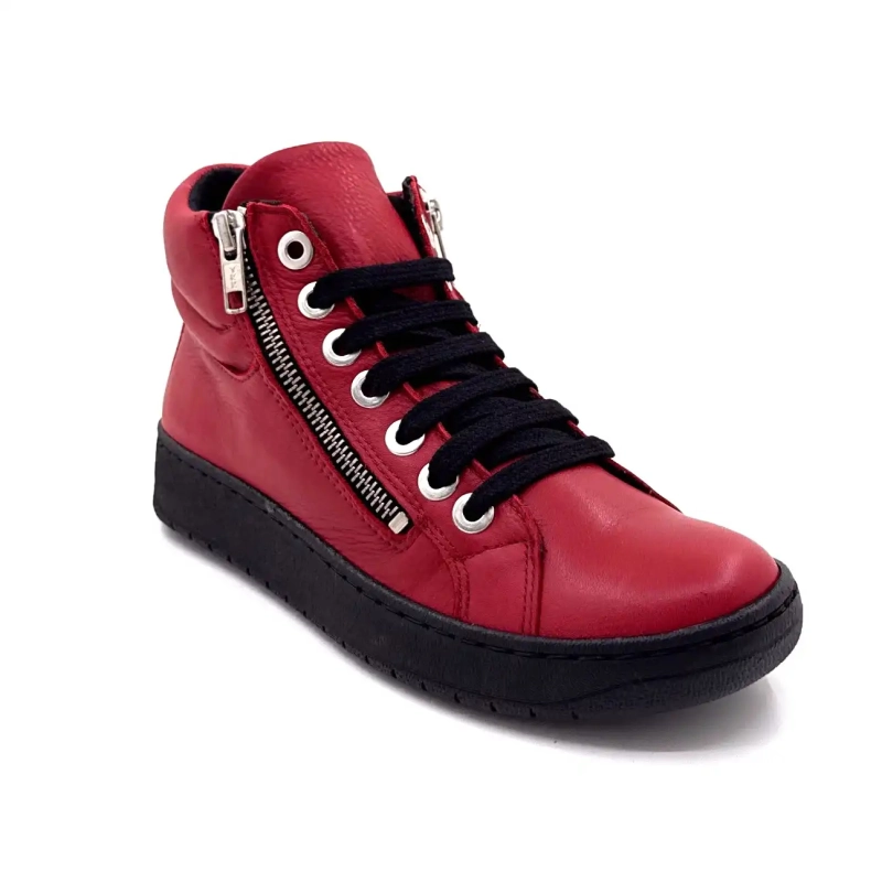 Chacal 7336 Rotes Leder Ivoire Chaussures