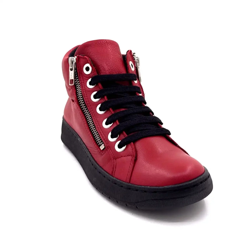 Chacal 7336 Piele roșie Ivoire Chaussures