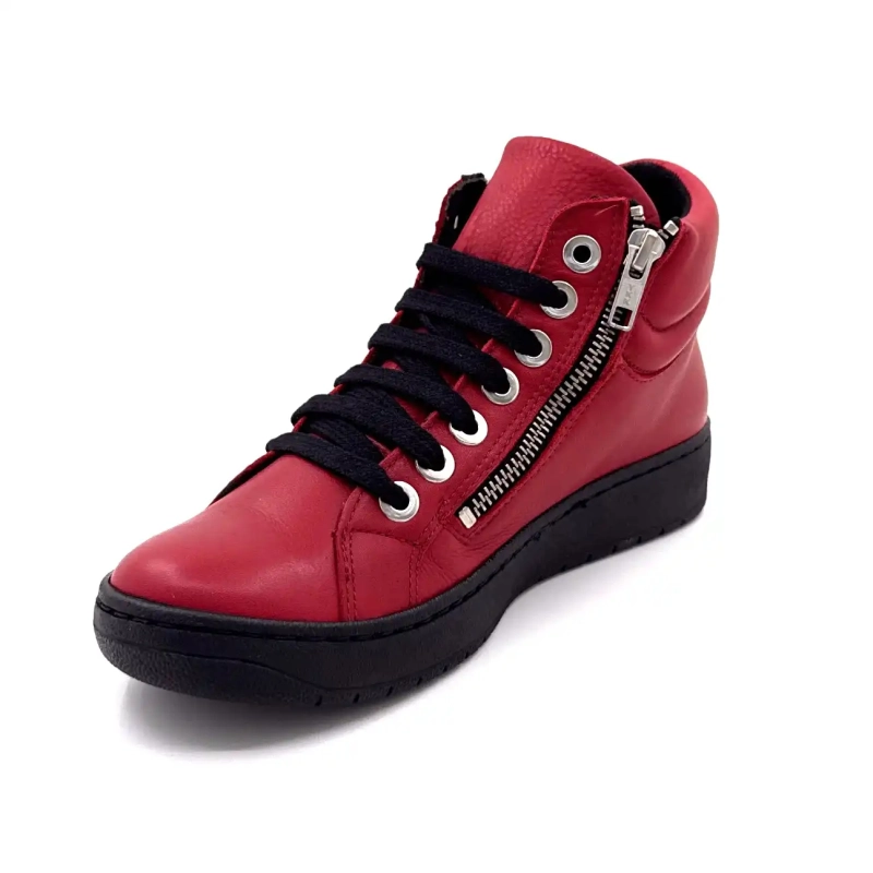 Chacal 7336 Rotes Leder Ivoire Chaussures