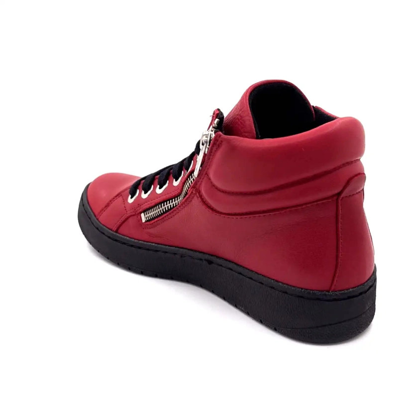 Chacal 7336 Vörös Bőr Ivoire Chaussures