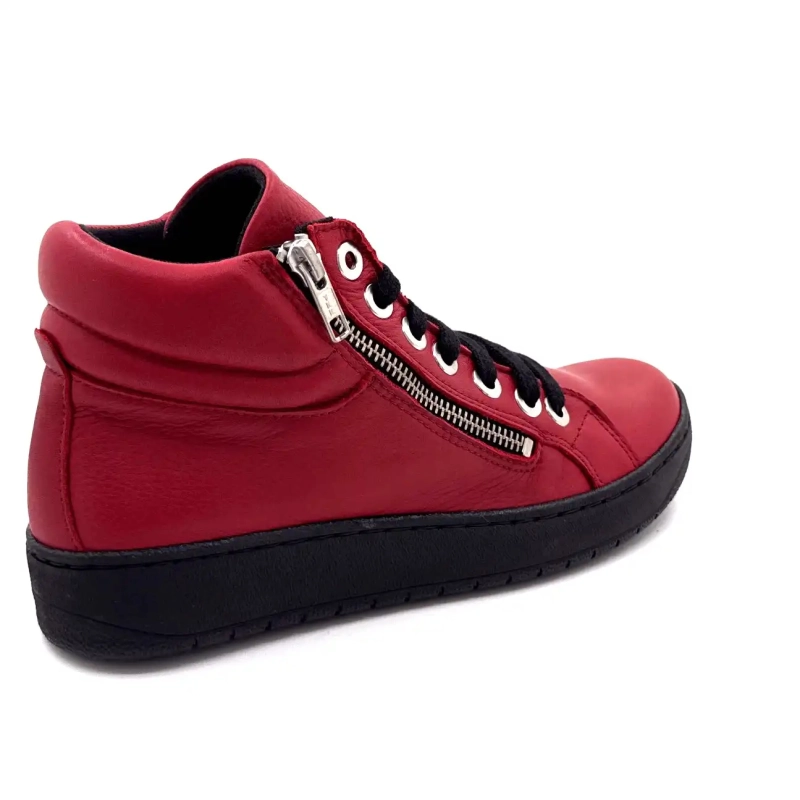 Chacal 7336 Rødt Læder Ivoire Chaussures