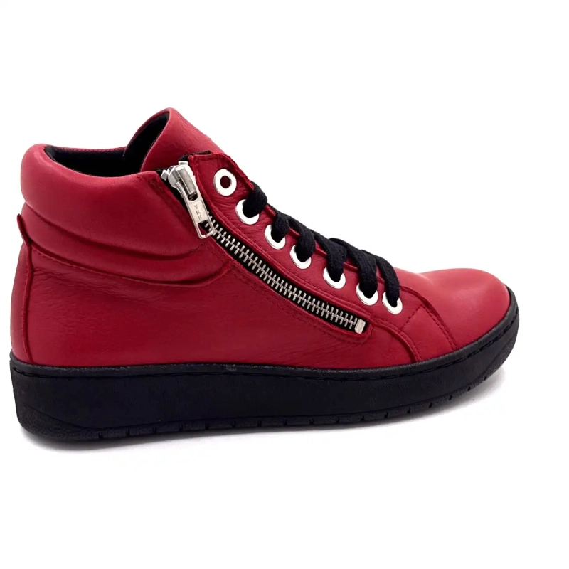 Chacal 7336 Κόκκινο Δέρμα Ivoire Chaussures