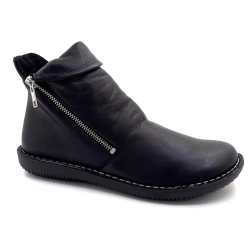 Chacal 7240 Cuir Vernis Imprimé Rept Gris Ivoire Chaussures