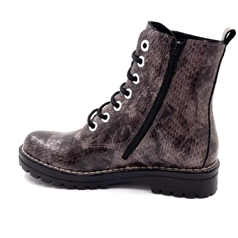 Chacal 7240 Patentleer Rept Grijs Print Ivoire Chaussures