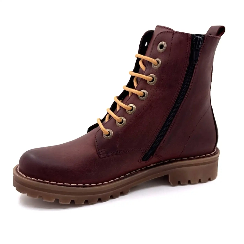 Chacal 7251 Vino Couro Ivoire Chaussures