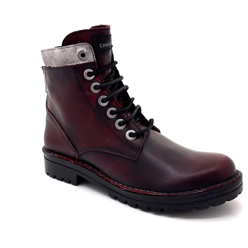 Chacal 7242 Cuir Bordeaux Ivoire Chaussures