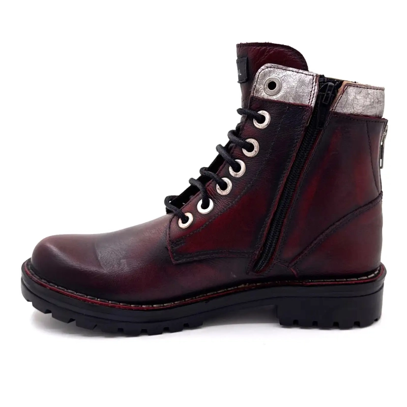 Chacal 7242 Cuir Bordeaux Ivoire Chaussures