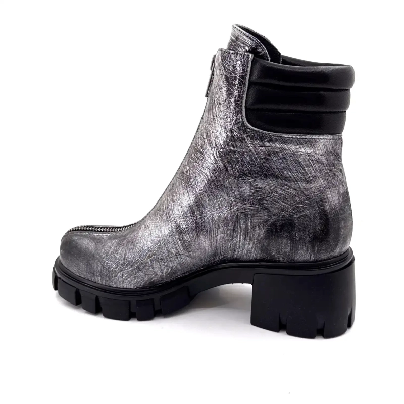 Fruit 9254 Pelle Grigio Metallizzato Ivoire Chaussures