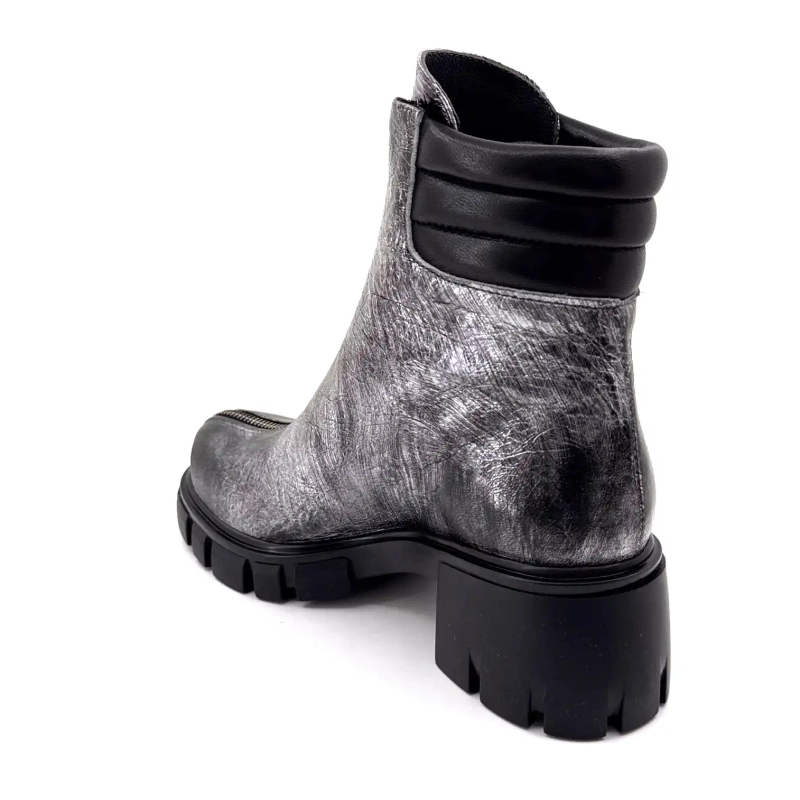 Fruit 9254 Pelle Grigio Metallizzato Ivoire Chaussures