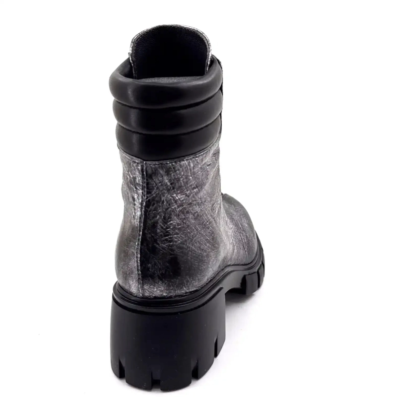 Fruit 9254 Metallic Grijs Leer Ivoire Chaussures