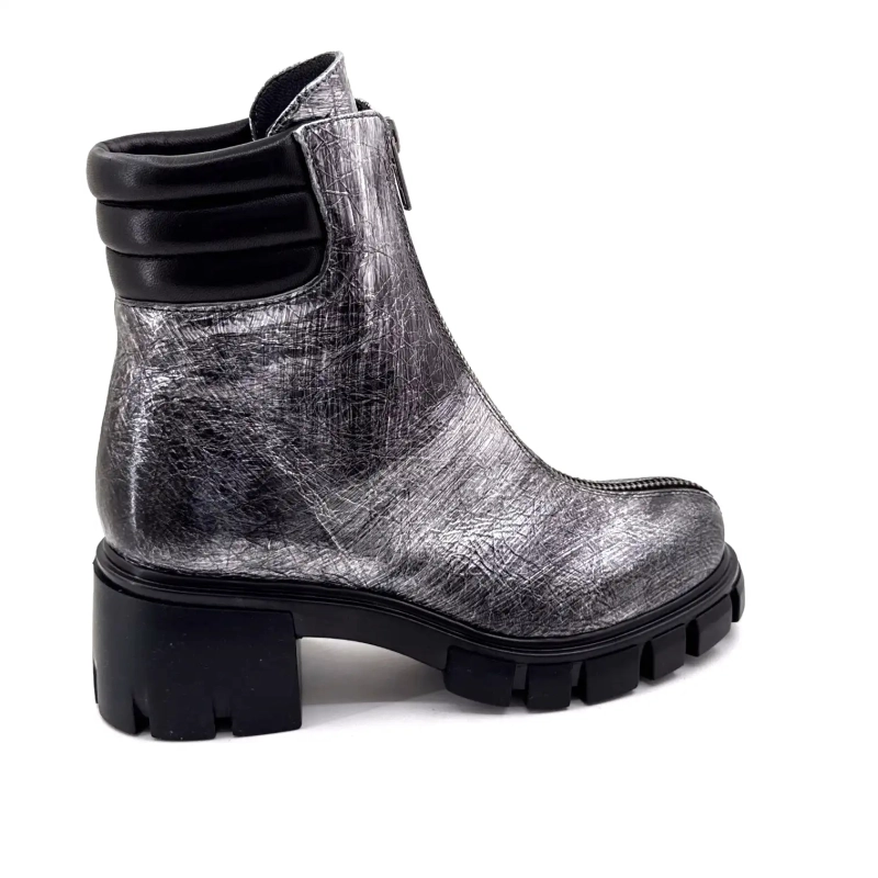 Fruit 9254 Metallic Grijs Leer Ivoire Chaussures