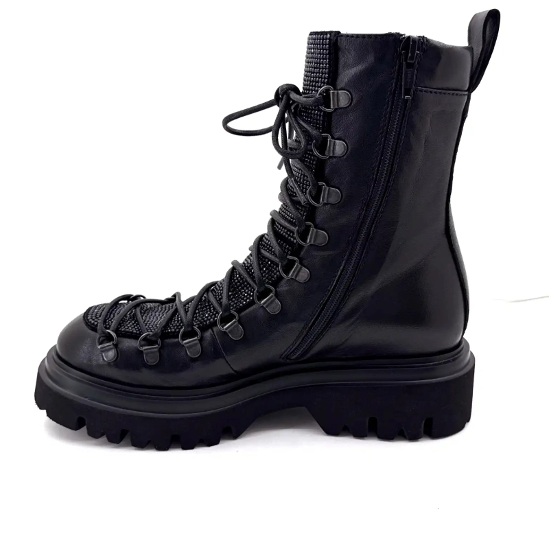 Frutta 9378 Pelle Nera Ivoire Chaussures