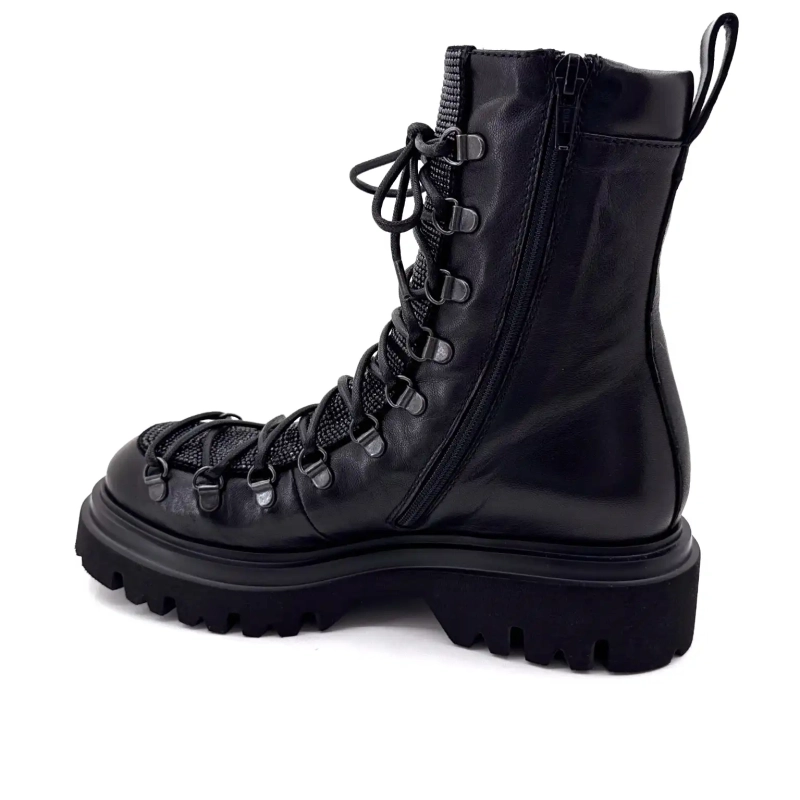 Φρούτα 9378 Μαύρο Δέρμα Ivoire Chaussures