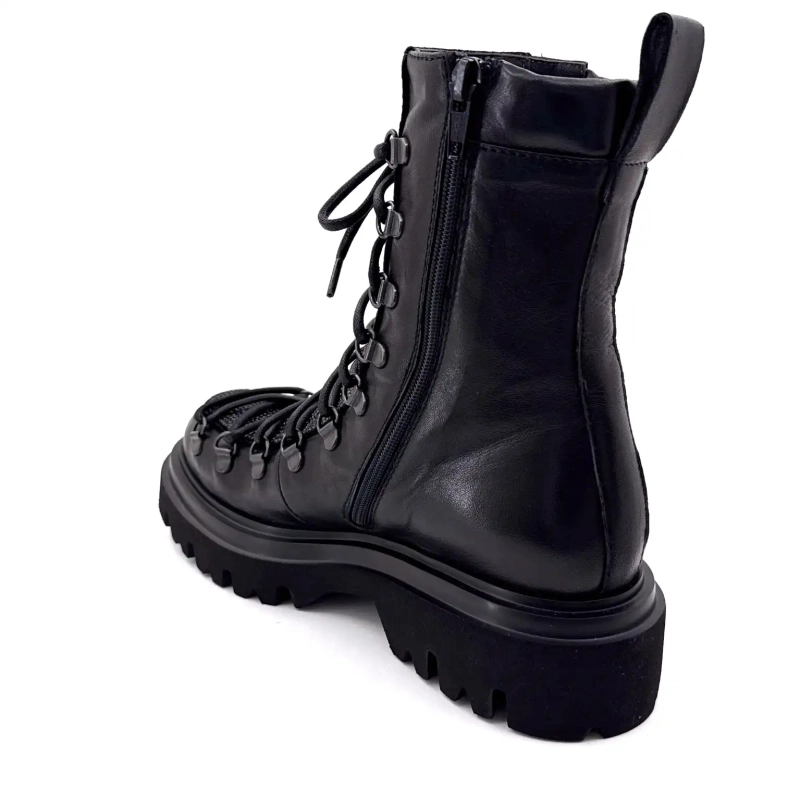 Frugt 9378 Sort Læder Ivoire Chaussures