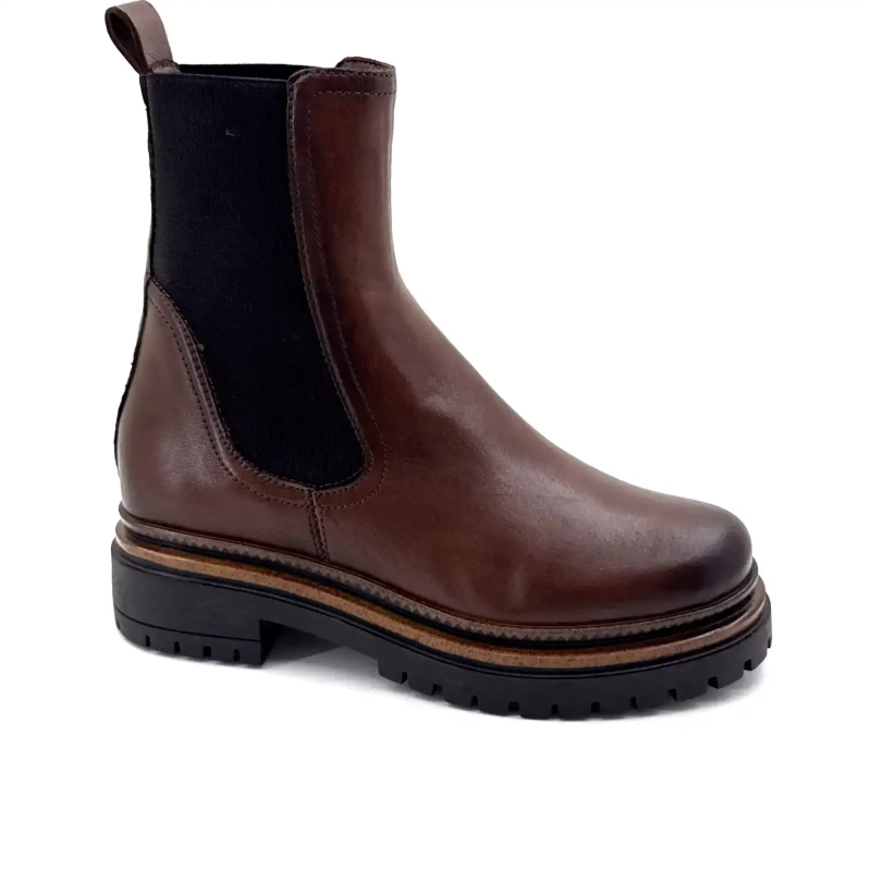 Mjus T60204 105 Pelle Cioccolato Ivoire Chaussures