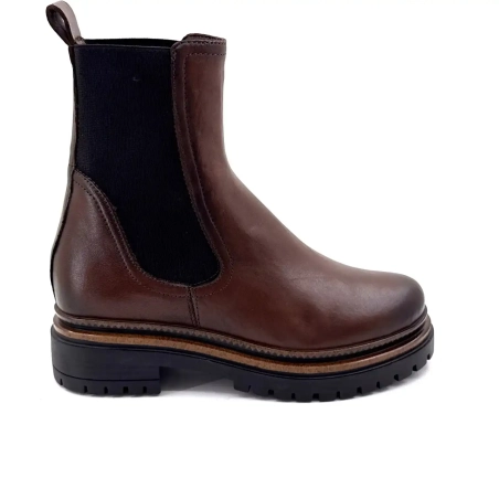 Mjus T60204 105 Lær Sjokoladefarget Ivoire Chaussures