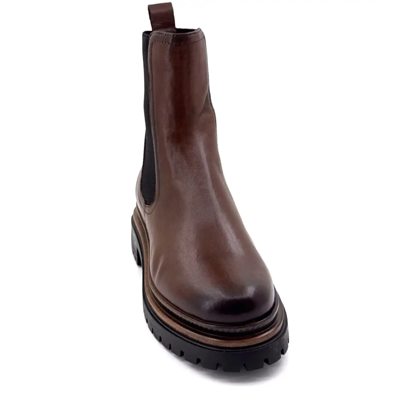 Mjus T60204 105 Bőr Csokoládé Ivoire Chaussures