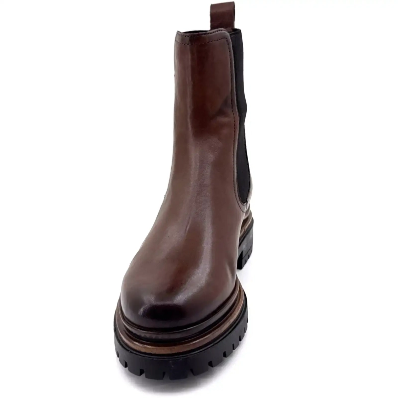 Mjus T60204 105 Pelle Cioccolato Ivoire Chaussures