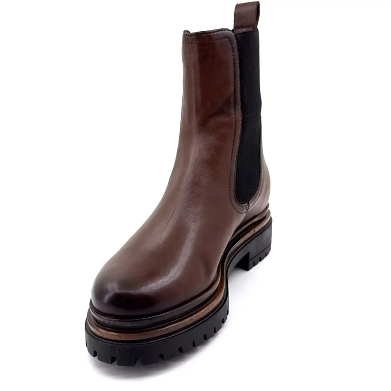 Mjus T60204 105 Piele Ciocolată Ivoire Chaussures