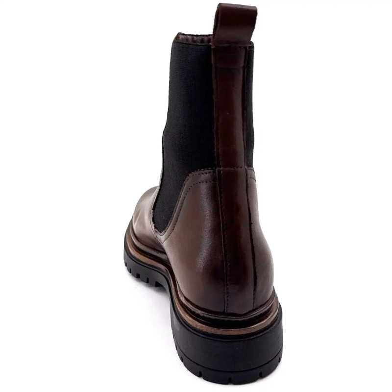 Mjus T60204 105 Cuir Chocolate Ivoire Chaussures