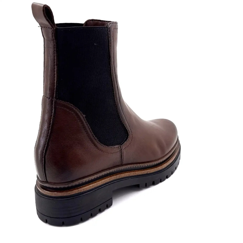 Mjus T60204 105 Chokolade Læder Ivoire Chaussures