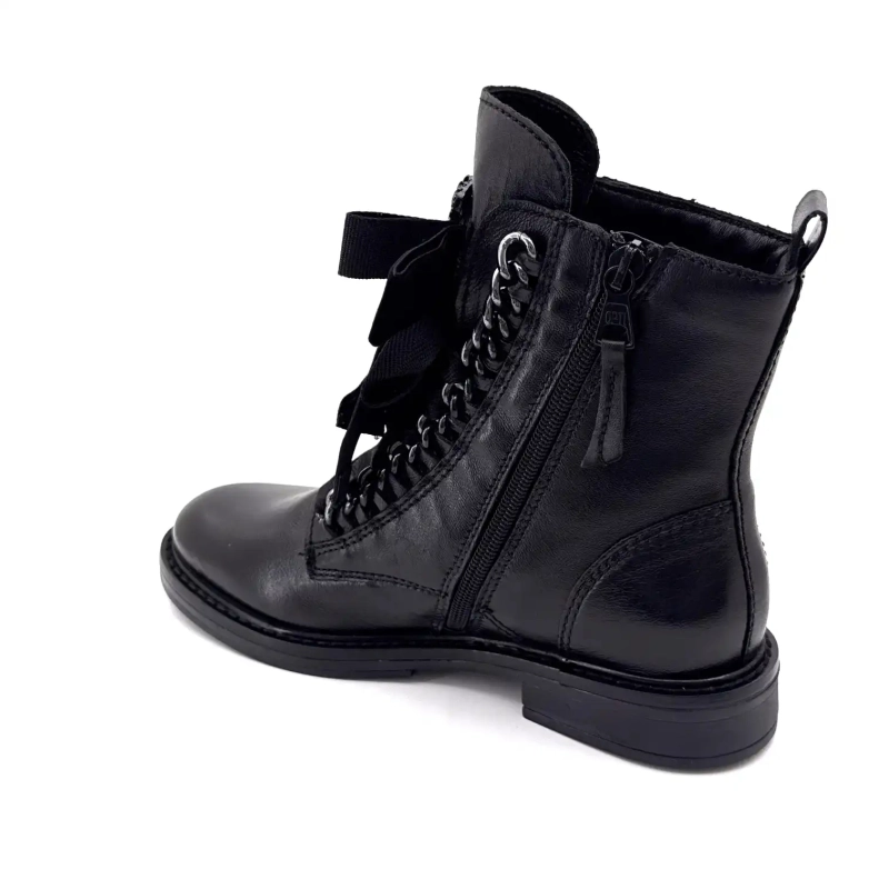 Mjus T81204 102 Cuir Noir Bijoux Ivoire Chaussures