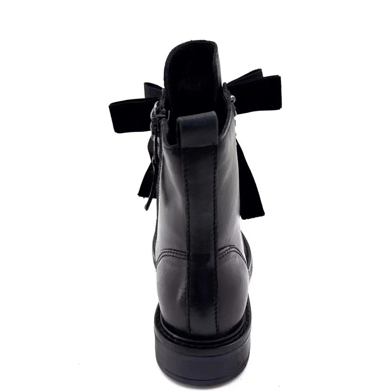 Mjus T81204 102 Cuir Noir Bijoux Ivoire Chaussures