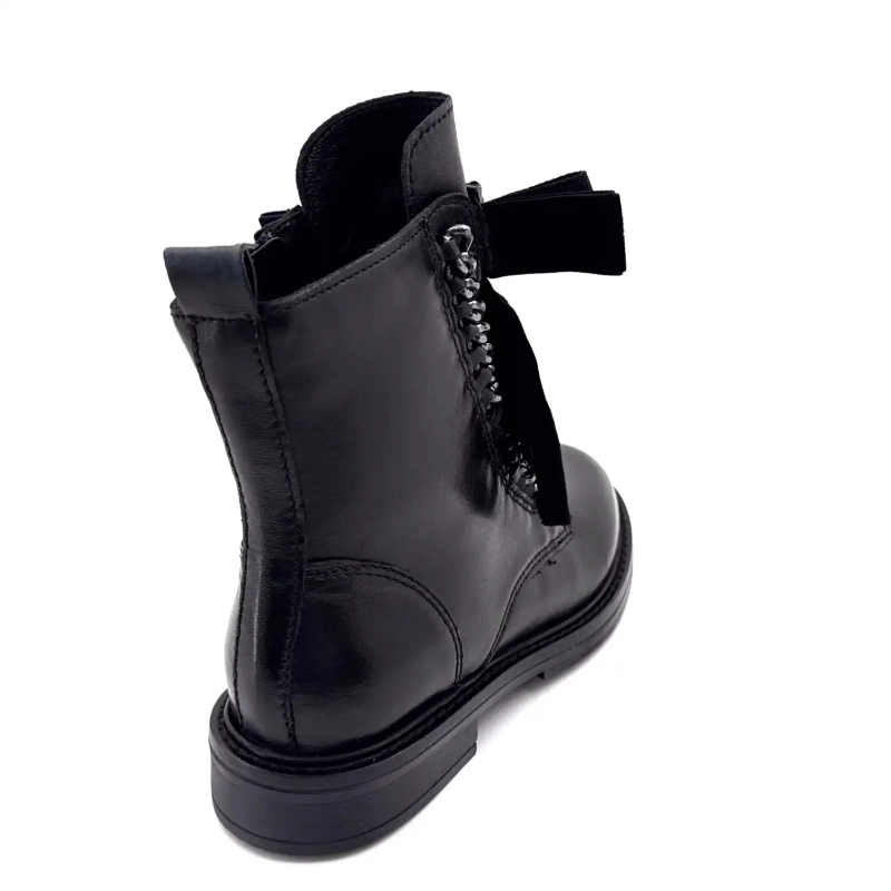 Mjus T81204 102 Cuir Noir Bijoux Ivoire Chaussures