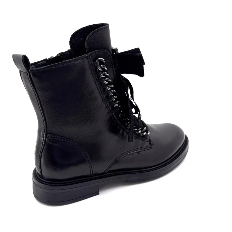 Mjus T81204 102 Cuir Noir Bijoux Ivoire Chaussures