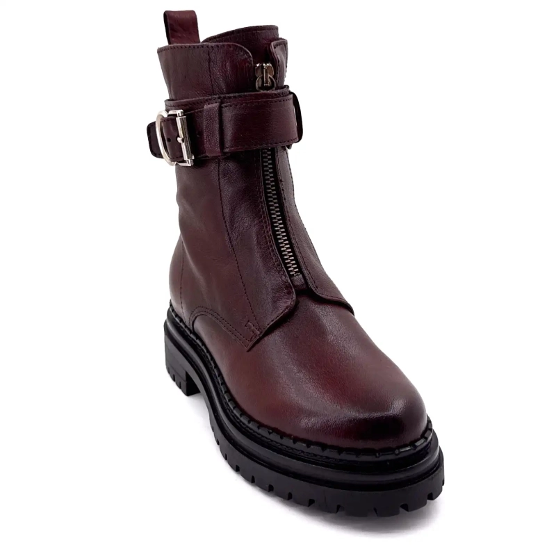 Mjus L97202 101 6345 Pelle Bordeaux Ivoire Chaussures