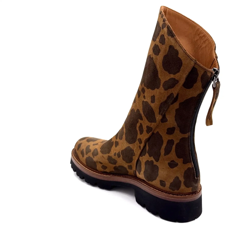 Ivoire 3270 Carrie 20 velúr Leo mintás barna Ivoire Chaussures