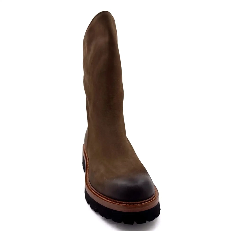 Stivaletti Ivoire 3270 Carrie 20 in pelle lavata marrone Ivoire Chaussures