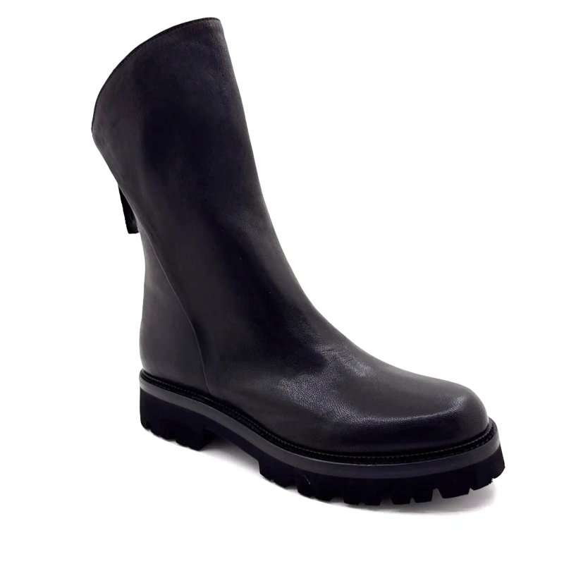 Μποτίνια Ivoire 3270 Carrie 20 Μαύρο δέρμα Ivoire Chaussures
