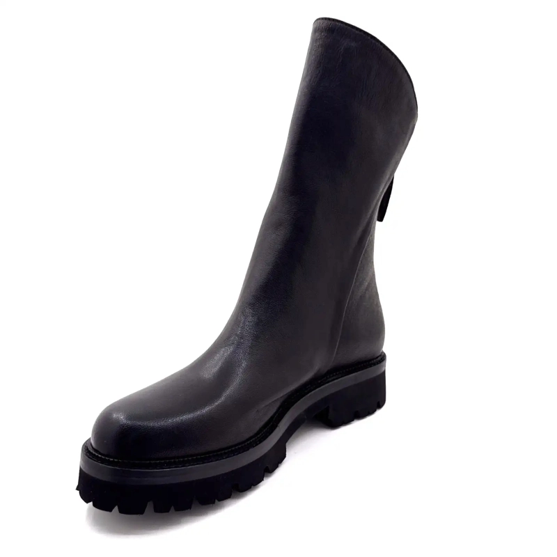 Ivoire 3270 Carrie 20 Schwarzes Leder Ivoire Chaussures