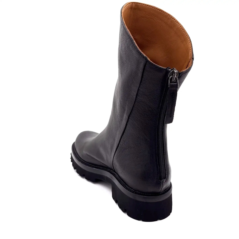Μποτίνια Ivoire 3270 Carrie 20 Μαύρο δέρμα Ivoire Chaussures