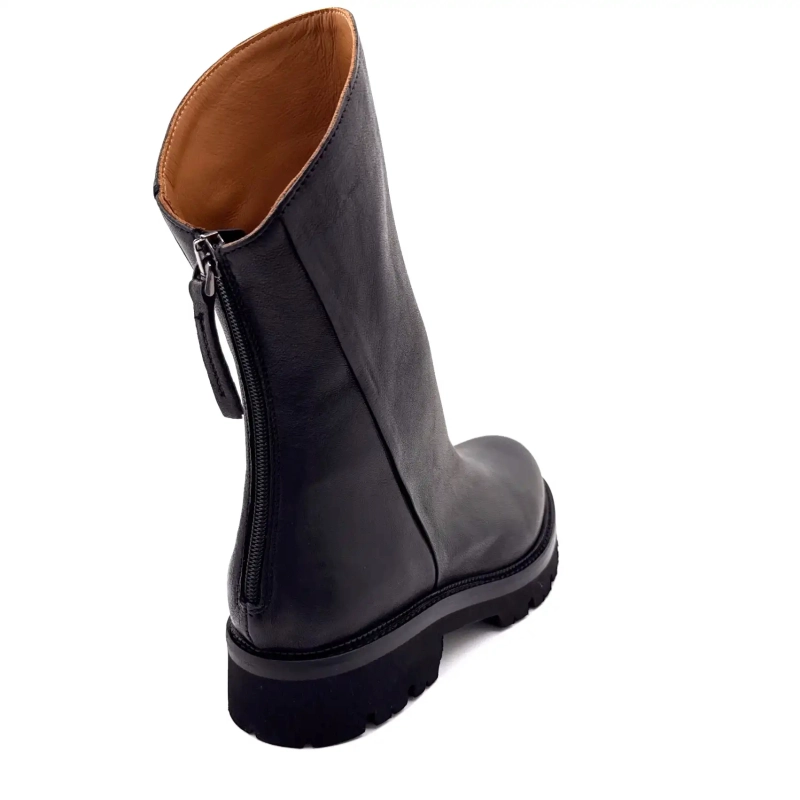 Μποτίνια Ivoire 3270 Carrie 20 Μαύρο δέρμα Ivoire Chaussures