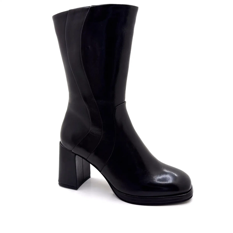 Regarde Le Ciel Analisa 12 fekete bőr Ivoire Chaussures