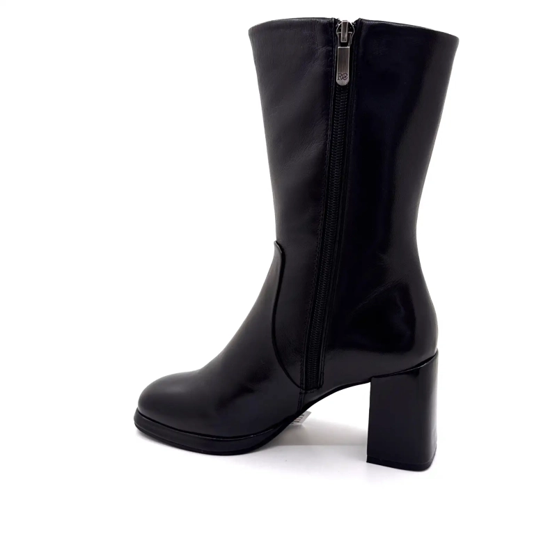 Regarde Le Ciel Analisa 12 Cuir Noir Ivoire Chaussures