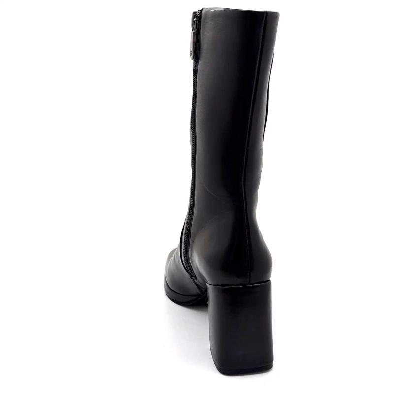 Regarde Le Ciel Analisa 12 svart läder Ivoire Chaussures